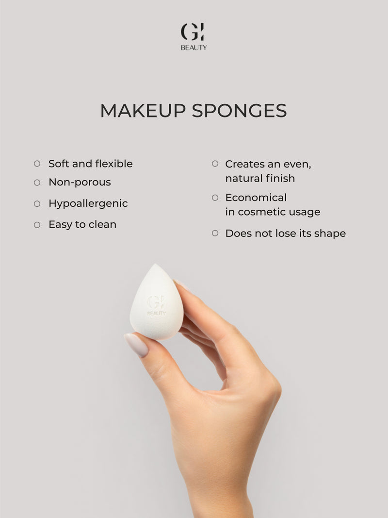 GI BEAUTY White makeup sponge