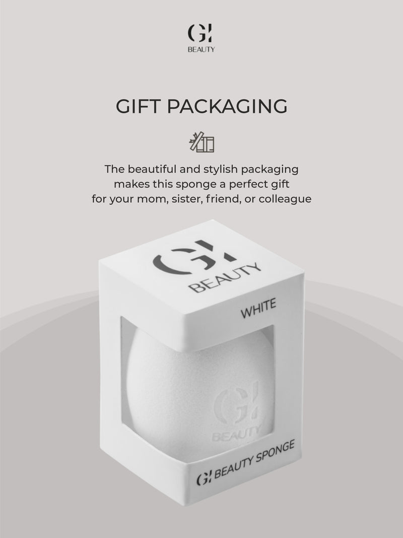 GI BEAUTY White makeup sponge