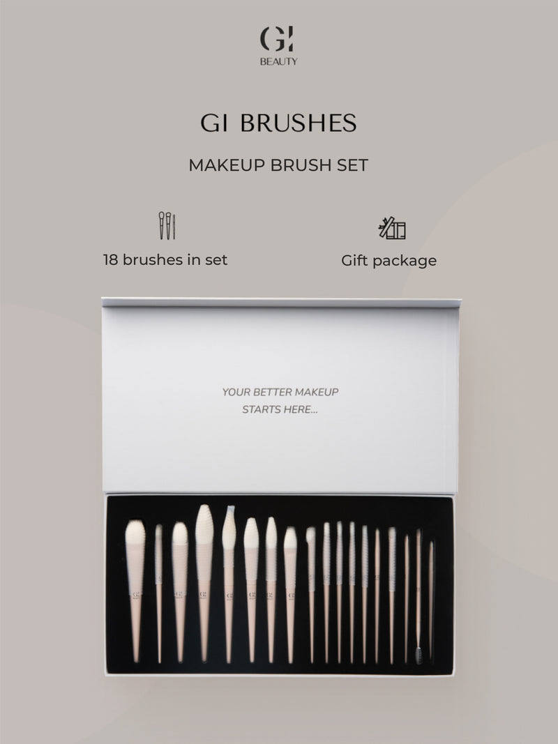 GI BEAUTY The gift box brush set of 18 pieces